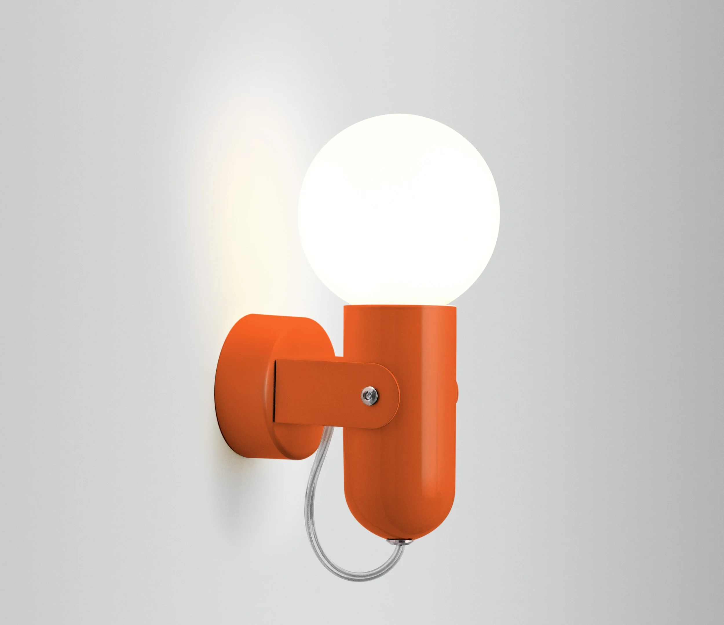 Orange cheap wall lamp